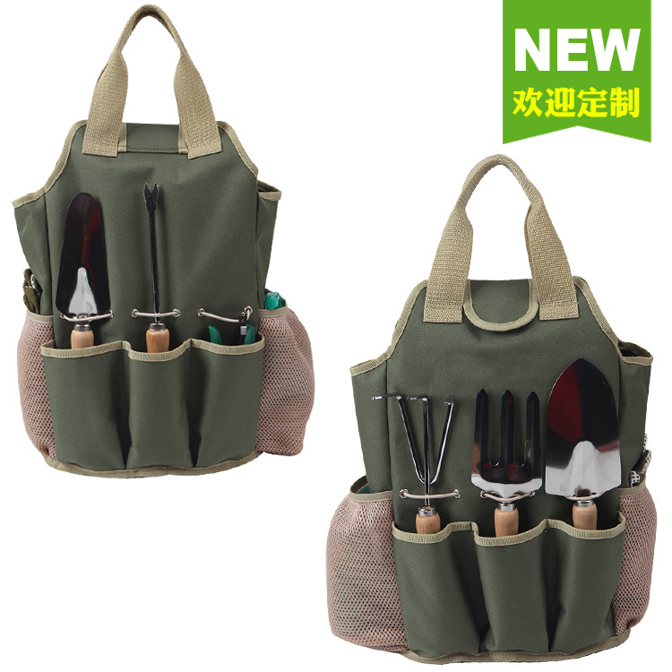 春季园林园艺工具包休闲手提包600D牛津布花园工具包套装