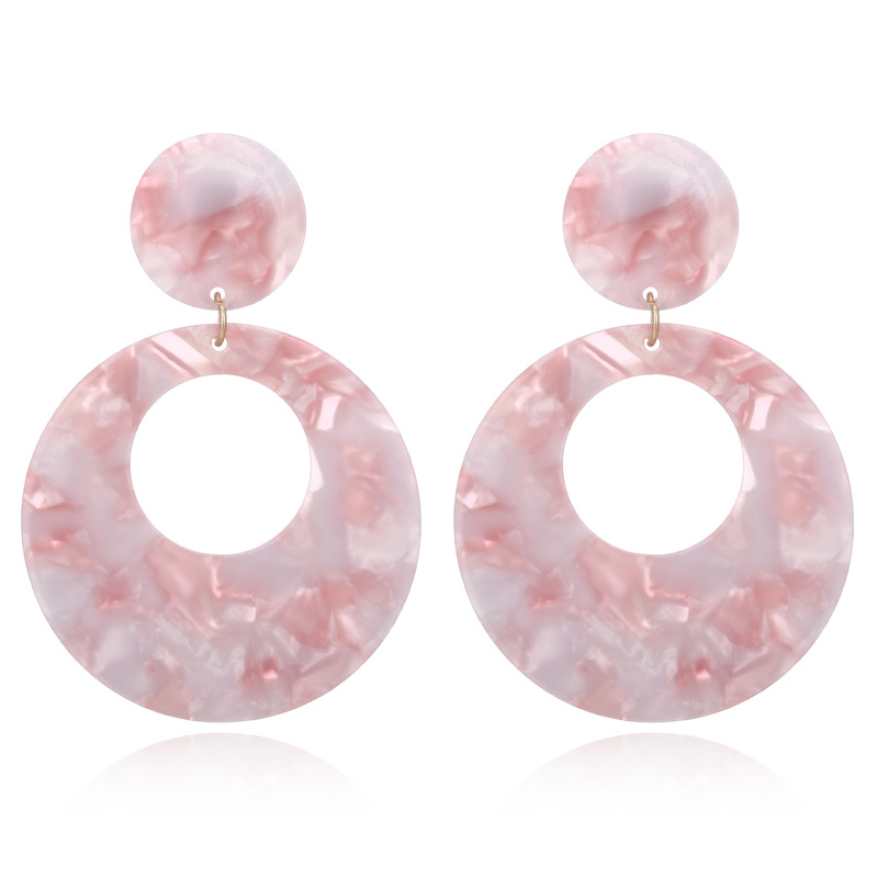 Elegant Marble Arylic Women's Drop Earrings display picture 4