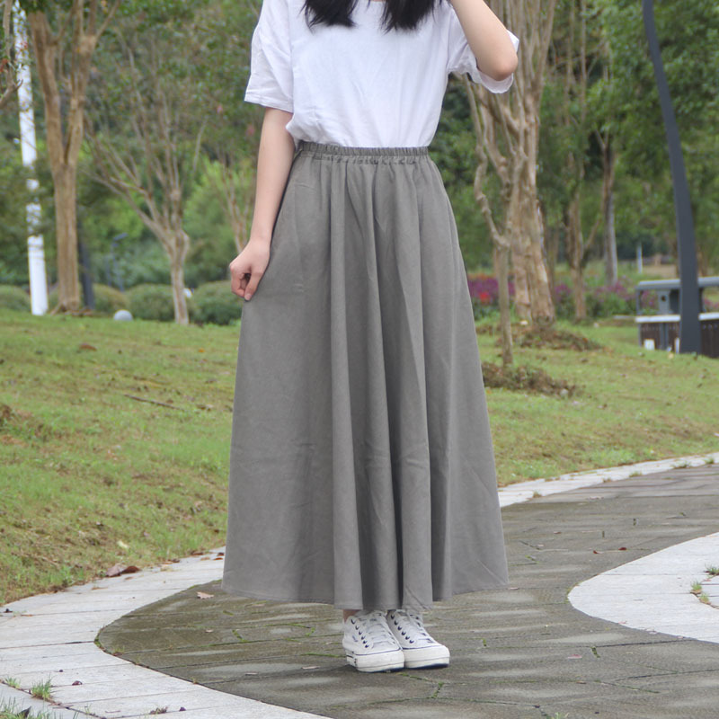 Jupe en Coton et lin - Ref 3441513 Image 9