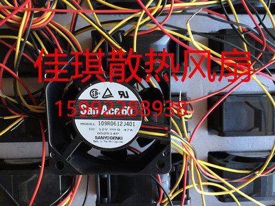 全新正品SANYO 109R0612J401 6025 12V 0.47A 3线散热风扇