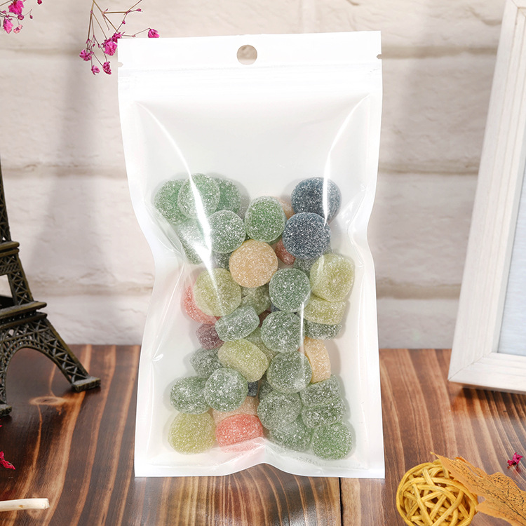 19*23cm珠光膜阴阳骨袋 服装塑料袋 五金材料包装袋 自封袋 胶袋