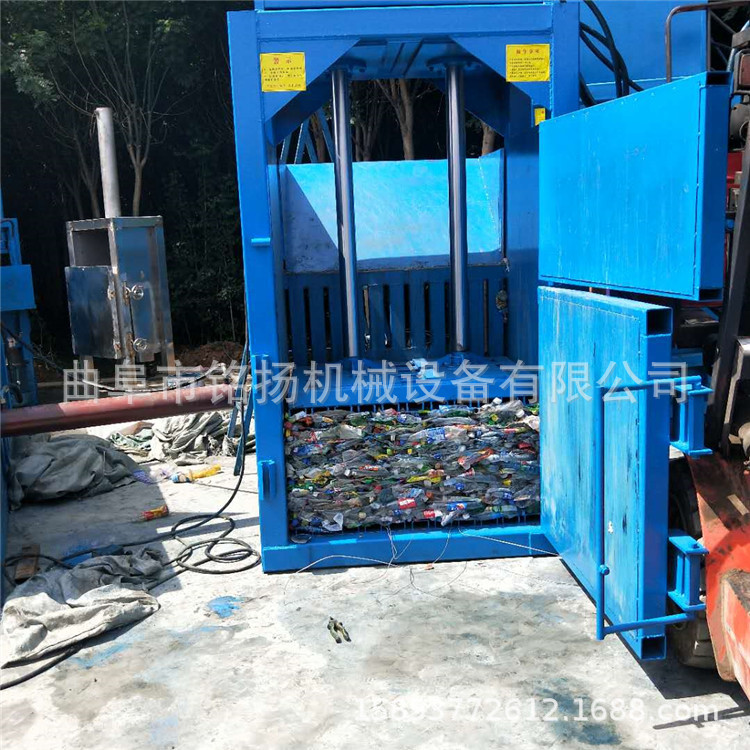 大型半自动液压金属铝板废钢筋压块打包机加厚耐磨损钢板液压打包机