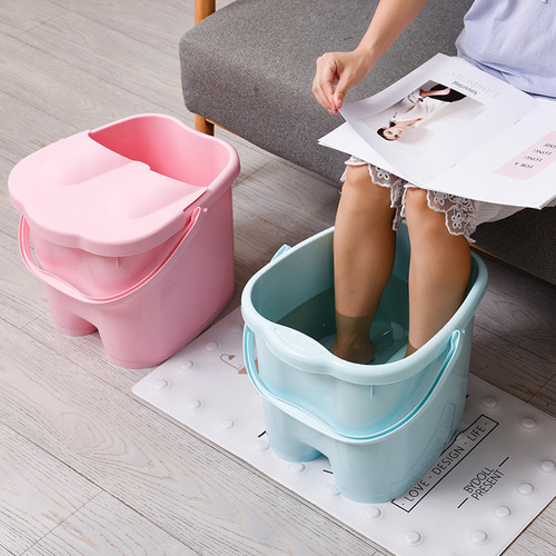 Manufacturer wholesale thickened foot bath bucket, plastic roller massage foot bath bucket, foot bath bucket, foot bath basin, portable foot bath basin