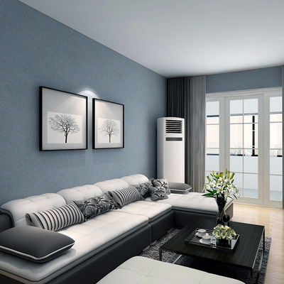 包郵批發牆布蠶絲無縫簡約現代純素色壁布電視背景牆北歐工廠直銷