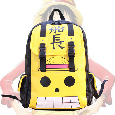 music lover 2015 new pattern Captain Monkey D Luffy Backpack One Piece student schoolbag Computer Backpack