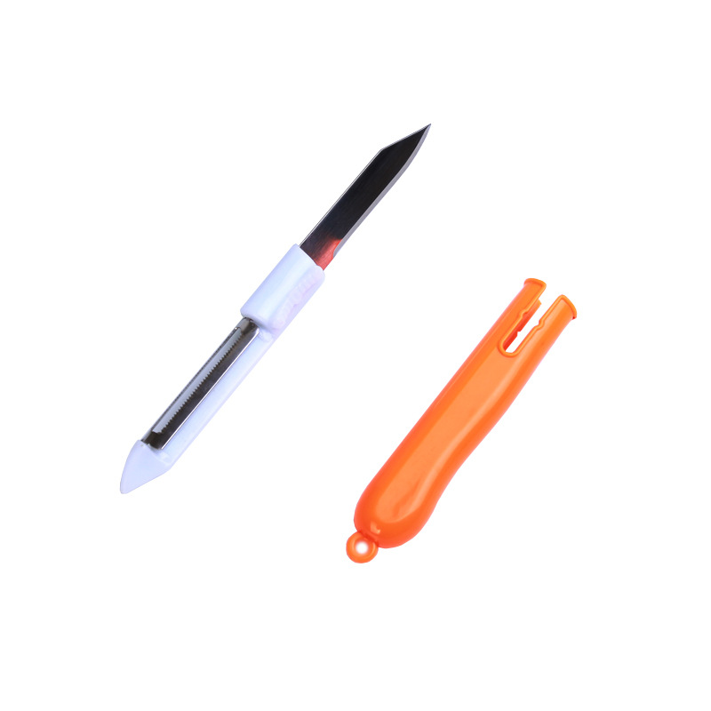 水果刀打皮刀組合套裝雙頭壹體式安全方便攜帶簡單瓜果蔬菜小型刀