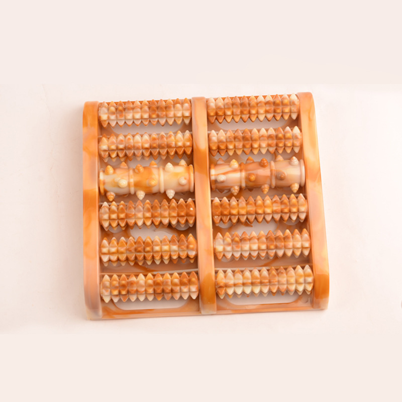 016足底按摩器滚轮式足部按摩穴位搓排脚部经络足疗脚板按摩|ru