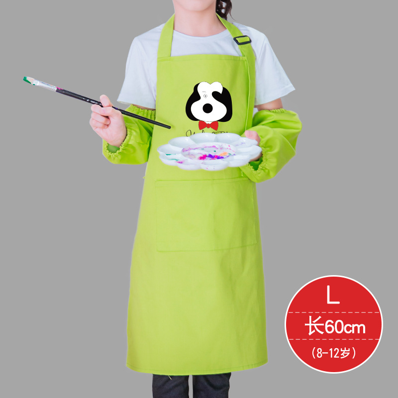 Lindo delantal sin mangas de dibujos animados los niños bebé pintura arroz ropa cerámica hornear Escuela Primaria estudiante clase arte protectora