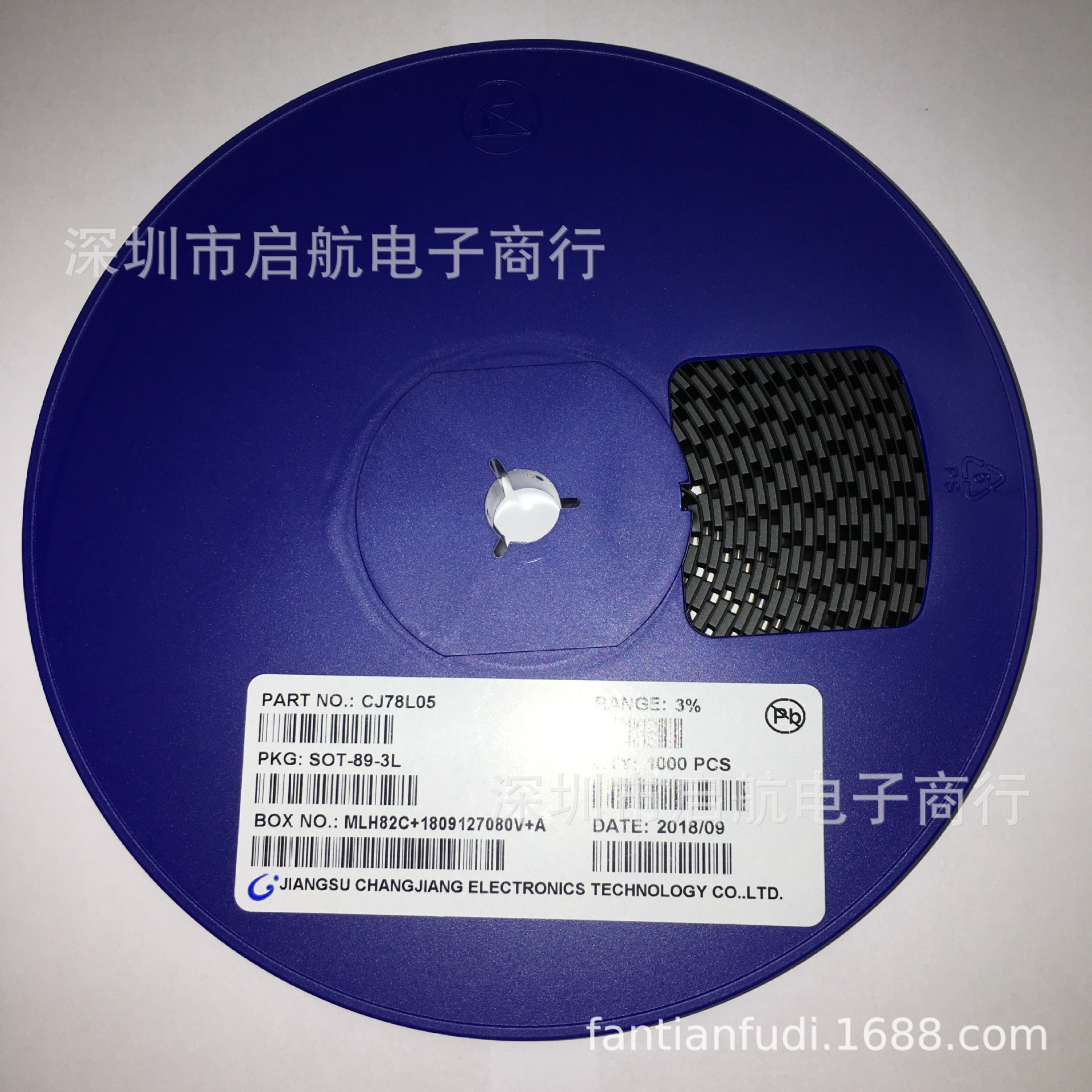 三端稳压 CJ78L05 封装SOT-89  5V稳压 全新原装长电长晶