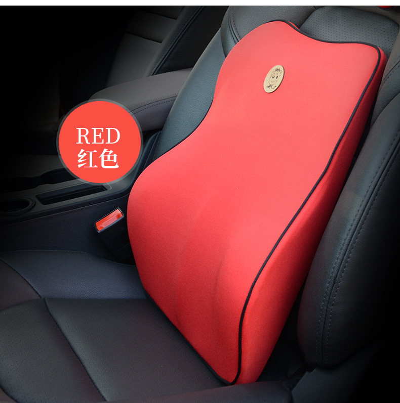 In-Stock Car Seat Cushion Lumbar Support Breathable Memory Foam Driver Seat Care Massage Backrest Cushion