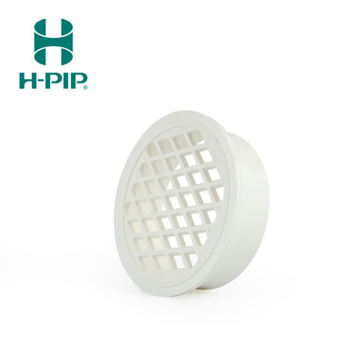 廠家直銷 恒湃UPVC排水簡易地漏 50-160PVC圓形防臭內插塑料管件