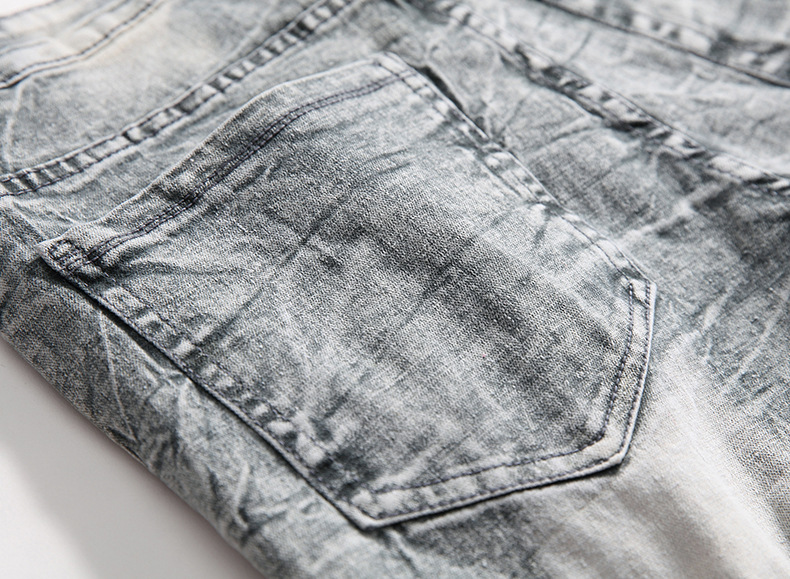 Jeans nuovi da uomo, alla moda, casual, retrò, ricamati, lavati, a gamba dritta_voghion.com