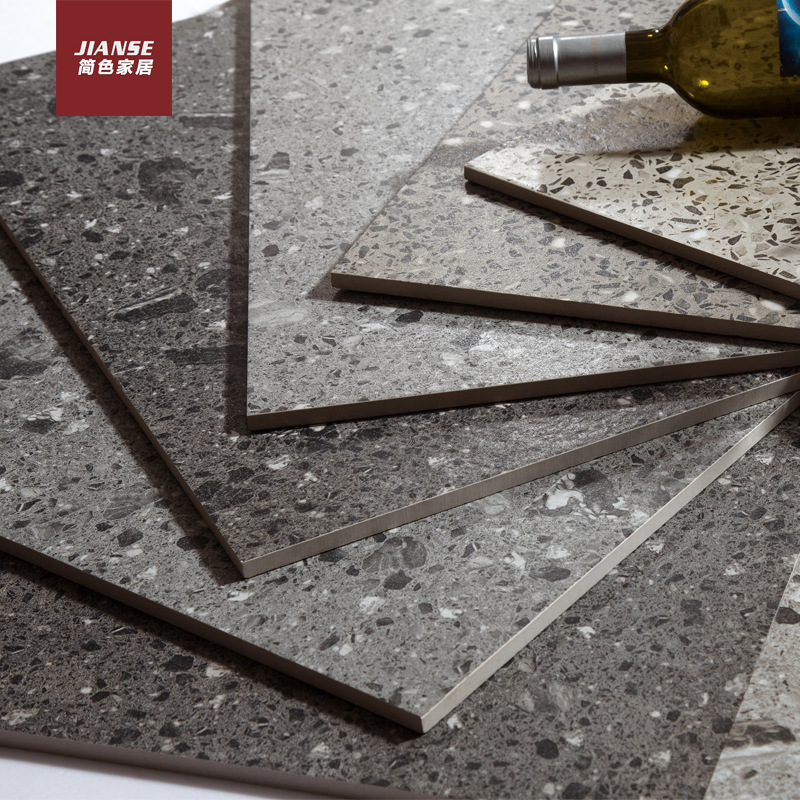 水磨石地板磚600x600佛山廠家工程磚商鋪商場磚啞光防滑佛山瓷磚