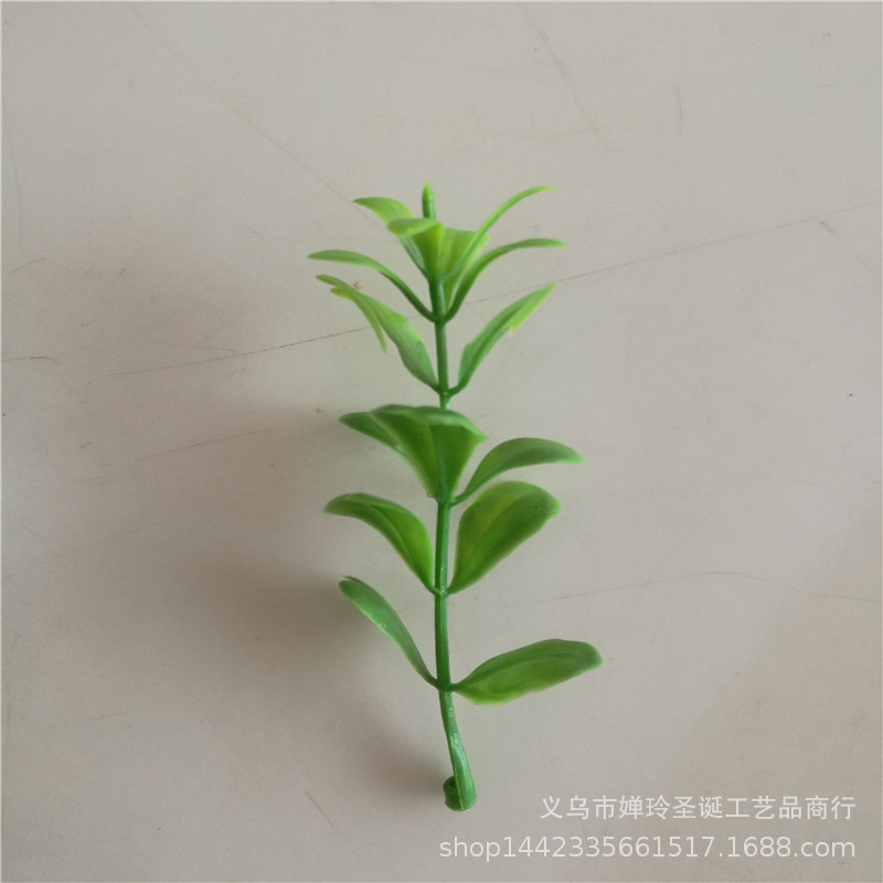 仿真植物7.5厘米六层瓜子草 圣诞圈仿真花水草把束装饰小草批发