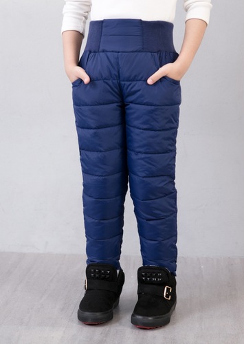 Children's Down Cotton Pants 2025 Autumn/Winter Baby Boys' and Girls' Outerwear High-Waisted Warm Cotton Pants Wholesale Trendy