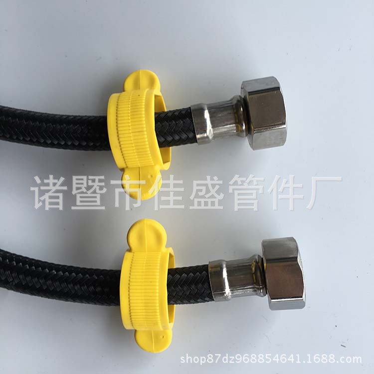 Factory direct sales volume, high price, 4-point all-black nylon hose, kitchen, toilet, washbasin, water inlet pipe undefined