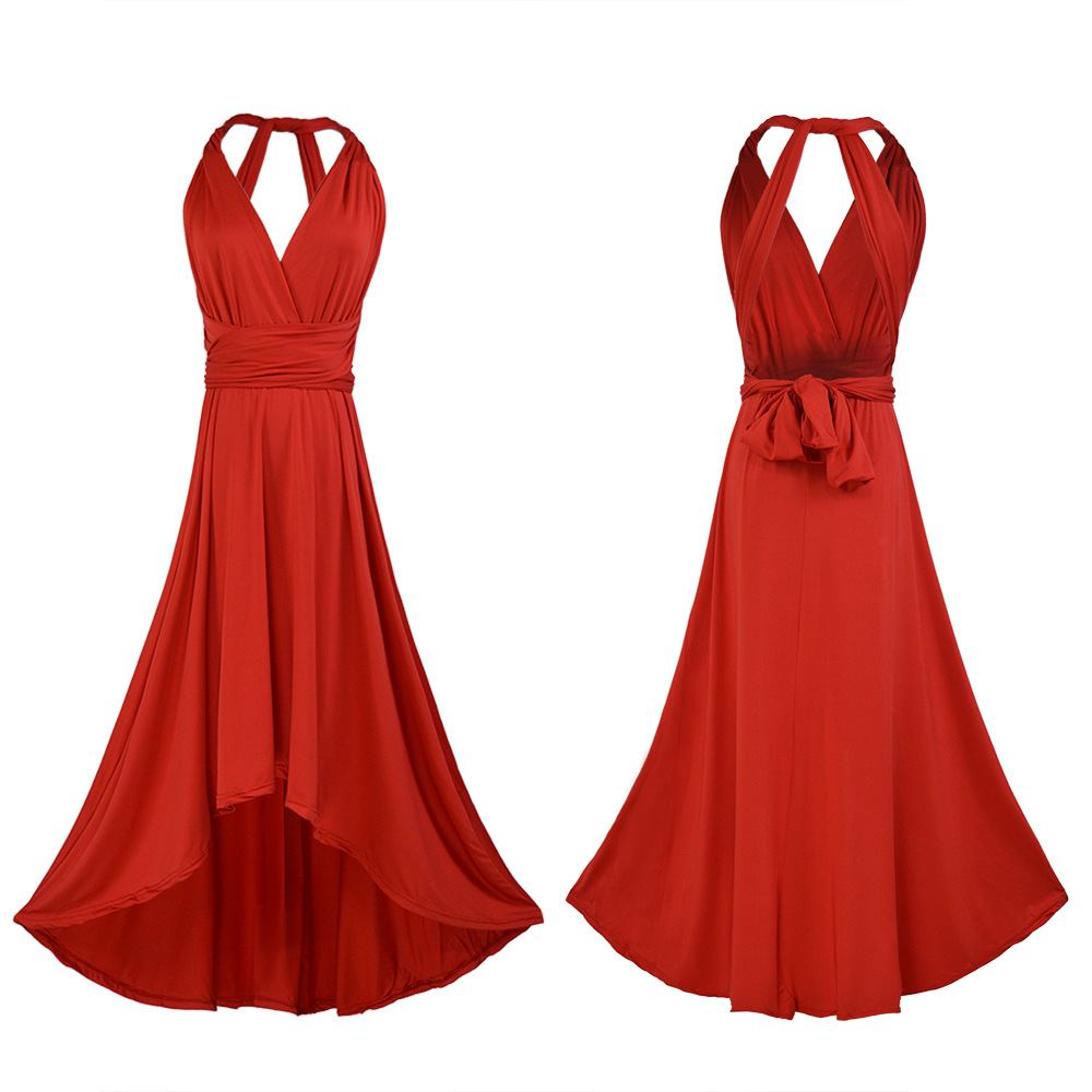 wholesale clothing vendors Nihaostyles methods cross front short back long backless sexy bandage dress NSYSM67103