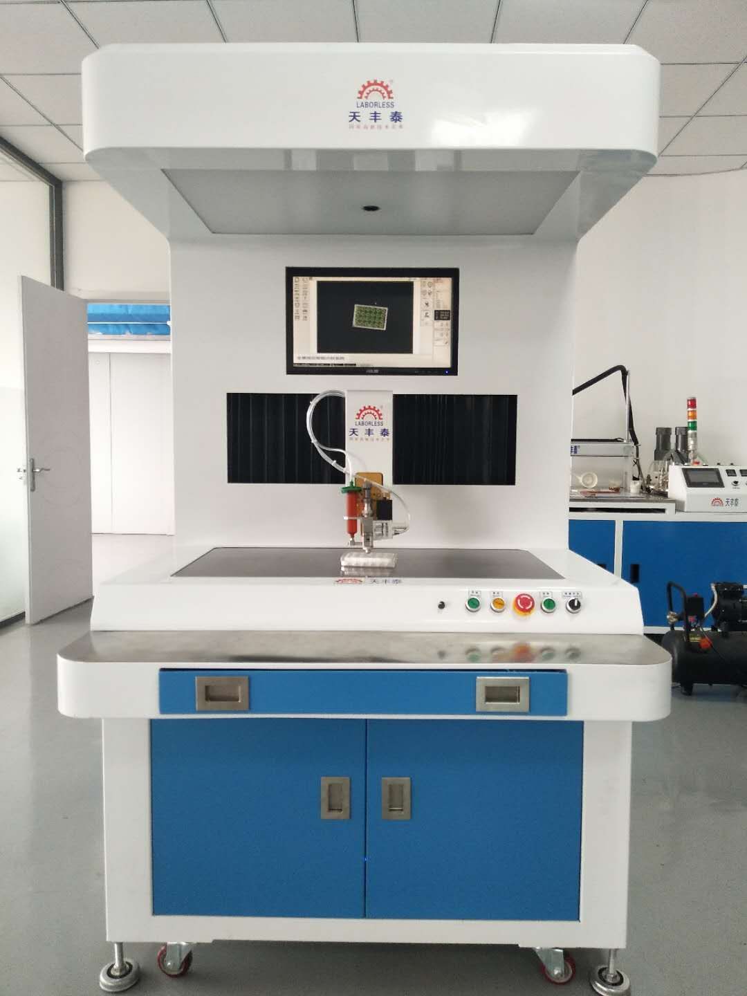 视觉点胶机屏幕开启.