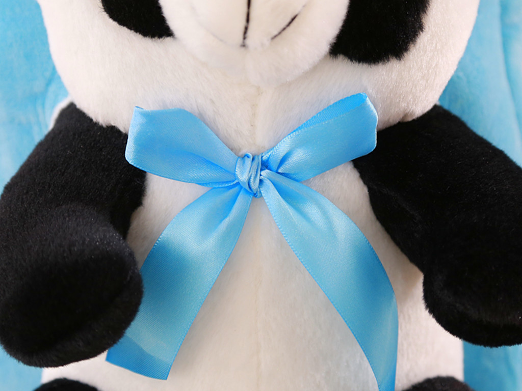 韩版可爱毛绒背包,熊猫儿童书包,熊猫玩具包包