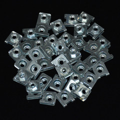 Car modification fixed with nut base clip modified alloy with nut gasket iron clip clip fixed