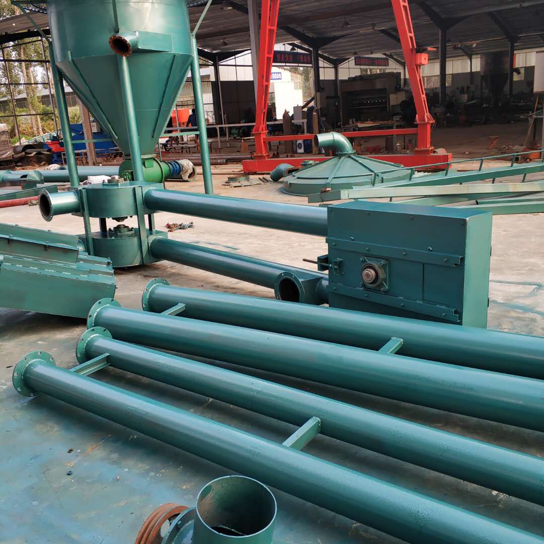 沙子垂直管链上料机定制石灰粉盘链提升机管道式上料机生产厂家