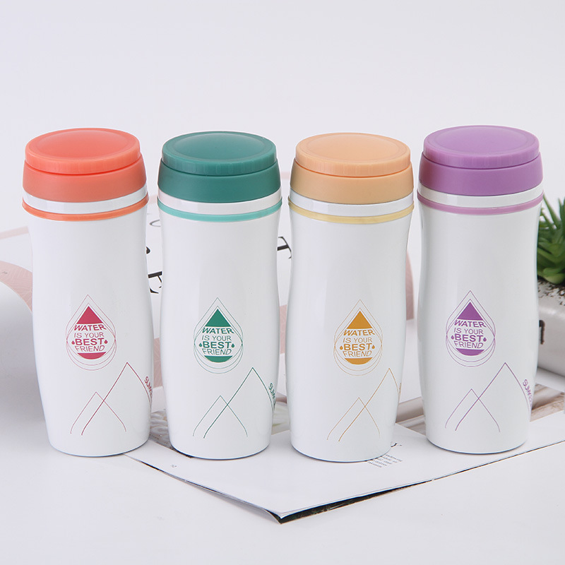 New 304 스테인레스 보온병 컵 휴대 야외 스포츠 물 컵 메쉬 누출 학생 자동차 비즈니스 컵 도매