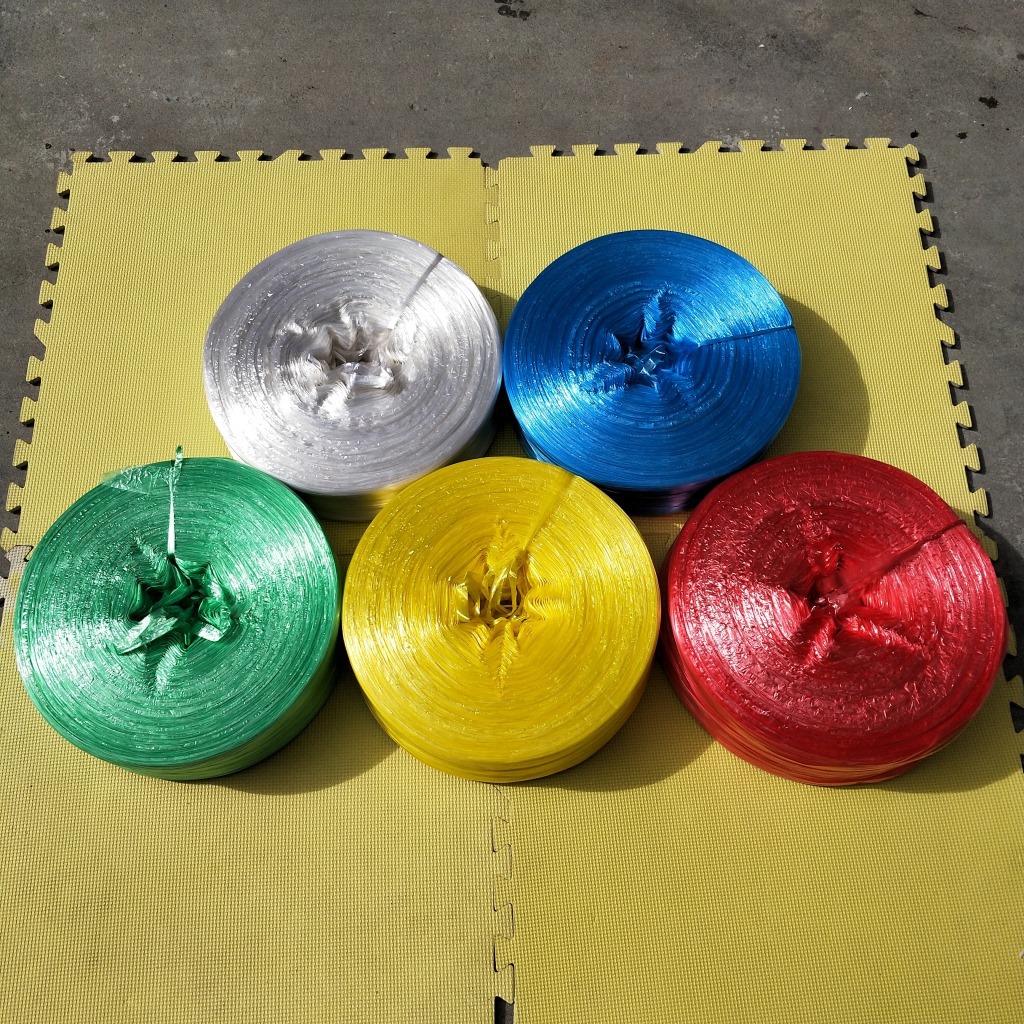 厂家供应全新料彩色草丙绳包装绳捆扎绳打包带塑料绳PP包装绳