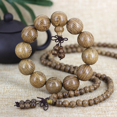 Manufacturers supply With the grain of the material 2.0 Wenge Hand string Beads beads 108 Bracelet fashion Hand string gift