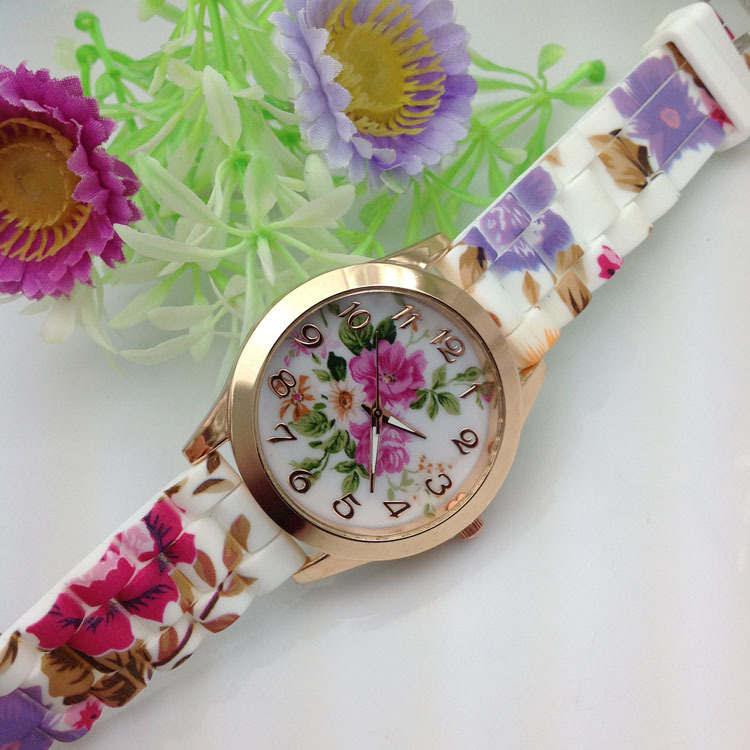 Stainless Steel Alloy Silica Gel Women's Watches display picture 3