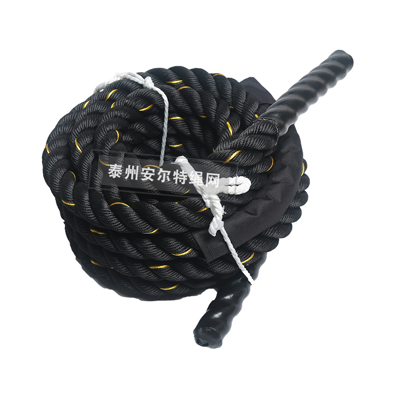 战绳健身甩大绳家用体能训练绳格斗绳粗绳肌肉绳力量训练战斗绳