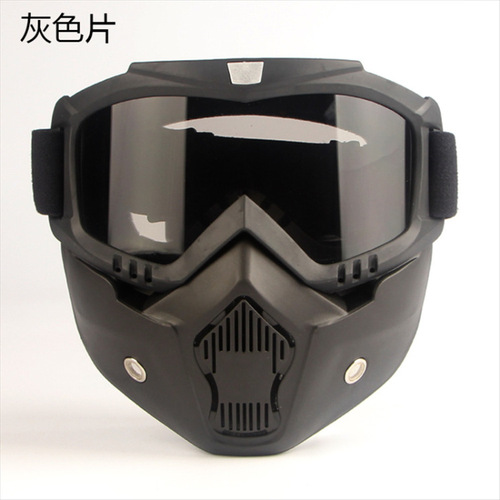 Harley Full-Face Impact-Resistant Tactical Goggles Outdoor Military Enthusiast Wilderness Gaming CS Anti-Fog Riding Glasses Mask Face Cover