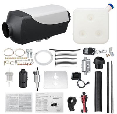 廠家直銷 12/24V柴油暖風機 汽油暖風機 智能溫控防幹燒加熱器