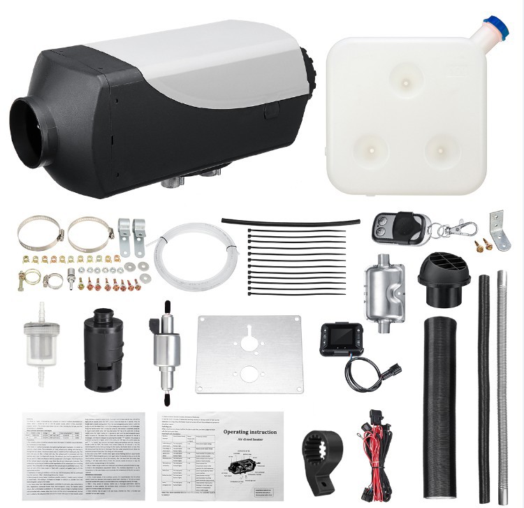 廠家直銷 12/24V柴油暖風機 汽油暖風機 智能溫控防幹燒加熱器