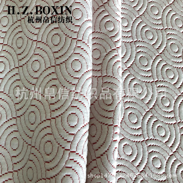 生产针织床垫提花布 天丝乳胶枕枕头套面料厂家