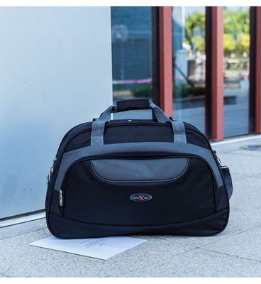 跨境货源新款单肩包手提旅行包 户外休闲运动健身包旅游行李袋