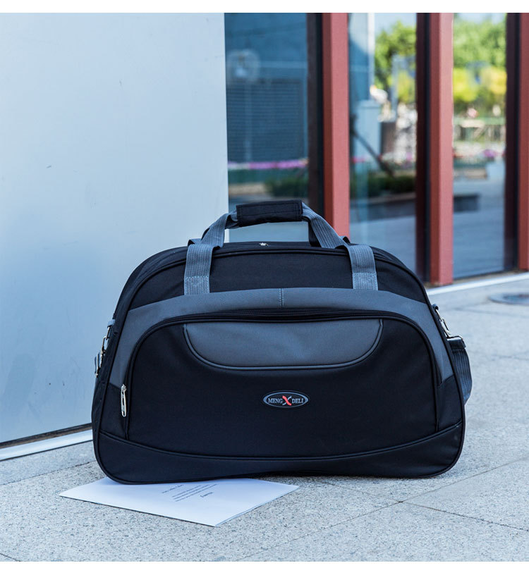 跨境货源新款单肩包手提旅行包 户外休闲运动健身包旅游行李袋