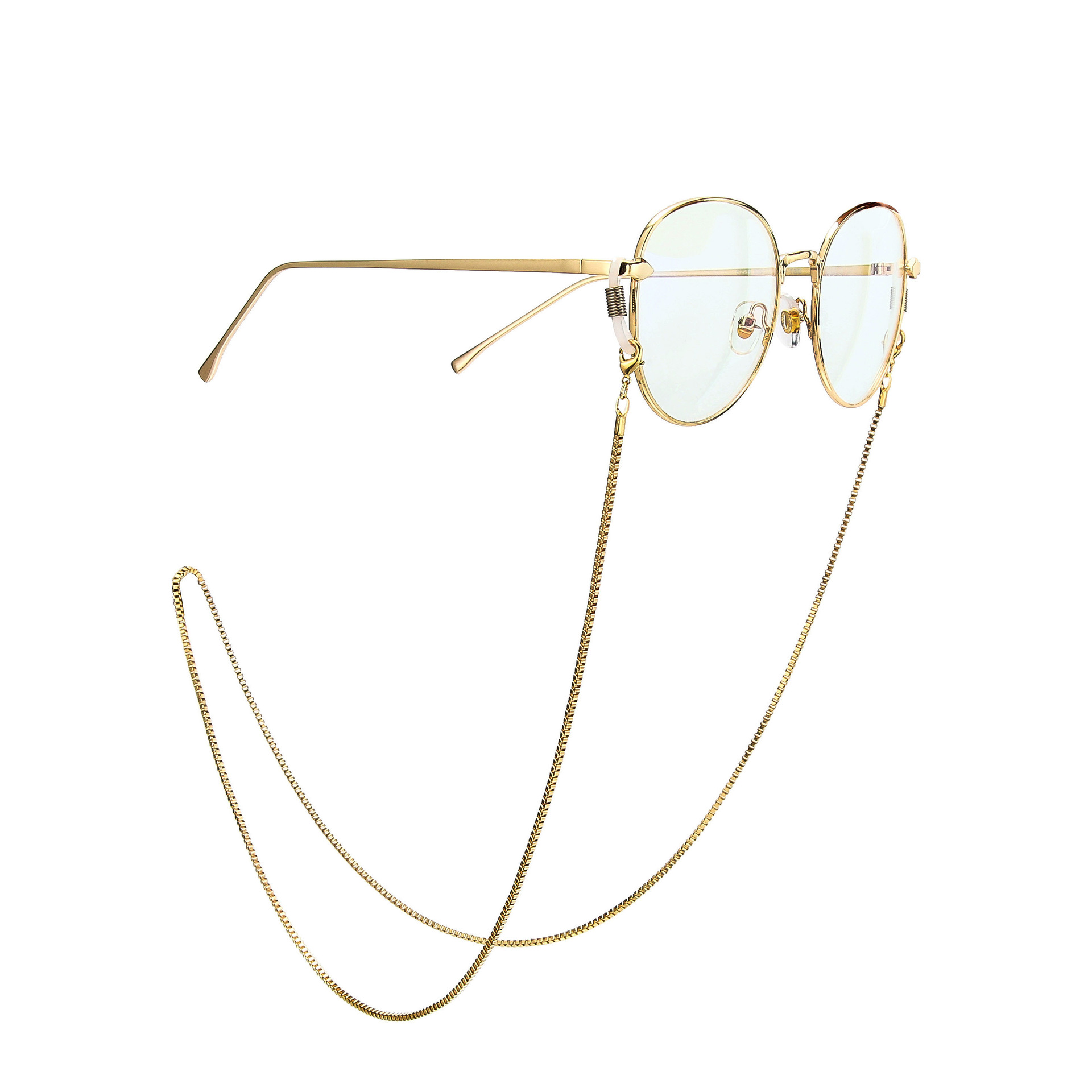 Metal Sun Eyeglasses Chain Travel Fashion Sunglasses Non-slip Lanyard Eyeglasses Chain Anti-lost Golden Weini display picture 3