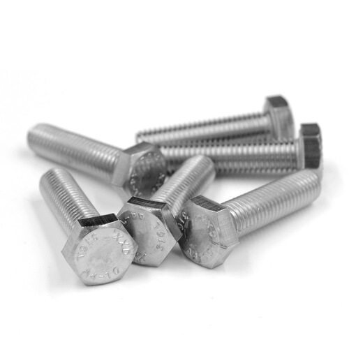316L stainless steel external hexagonal screw bolt screw A4-80 hexagonal head single head screw M8M10M12