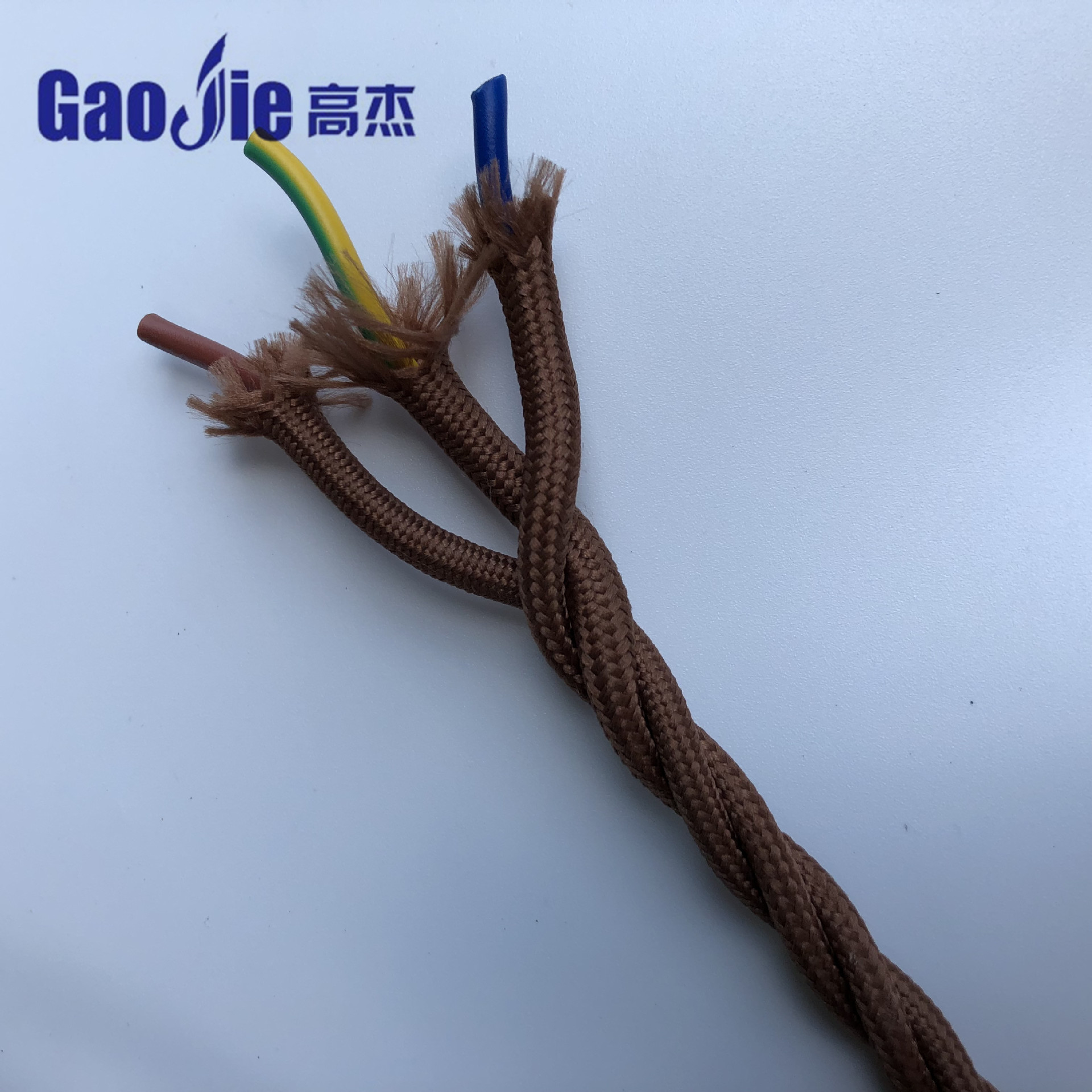 复古灯饰3*0.75平方 三芯麻花线绞线 编织电线酒吧麻绳电源-阿里巴巴
