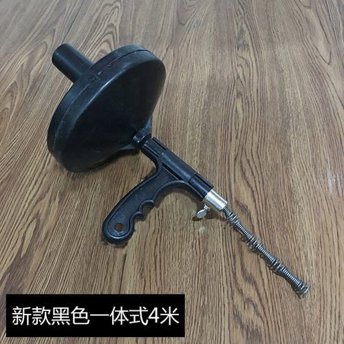 Household pipe dredge to open the sewer tool toilet suction to clear the toilet toilet blockage kitchen hand spring machine