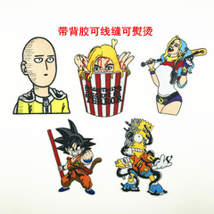 Factory direct sales 2018 new children's cartoon fabric patches, badge patches embroidery, patch wholesale