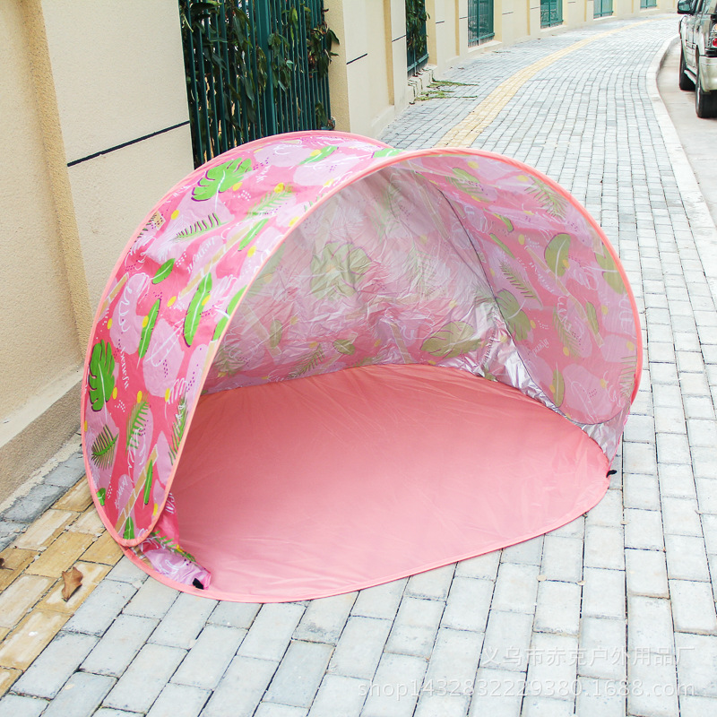 fully automatic Set up Camping Sandy beach sunshade Tent outdoors ultraviolet-proof Manufactor OEM Produce wholesale