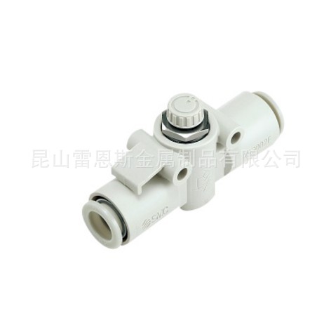 SMC带快换接头的速度控制阀直通型AS-F系列AS1002F-04/AS1002F-06