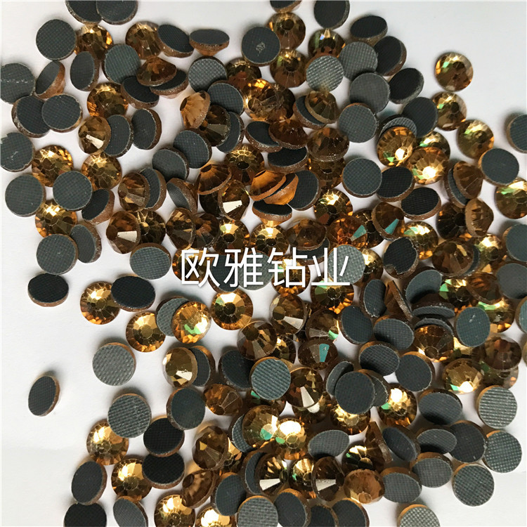 厂家 服装辅料 中东钻 烫钻 水晶黄 Lt.Colorado Topaz