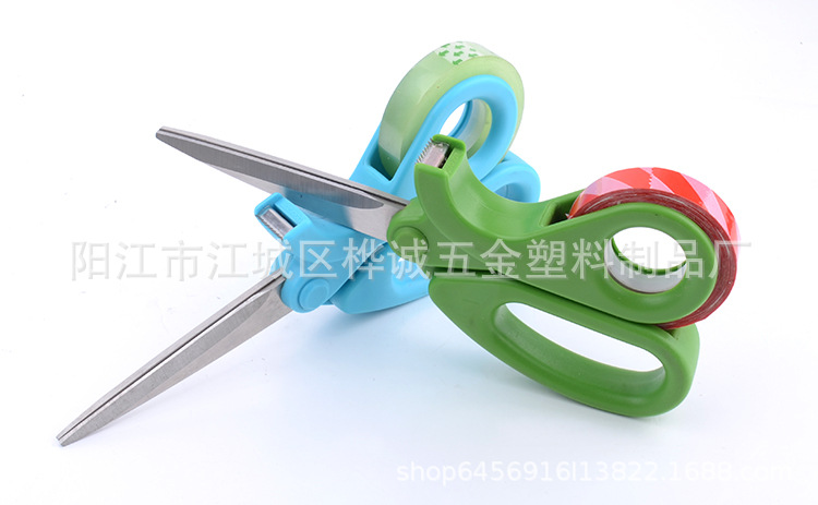 供应透明胶剪刀 带胶布剪 带透明胶剪 带胶带文具剪刀 办公剪刀-阿里巴巴