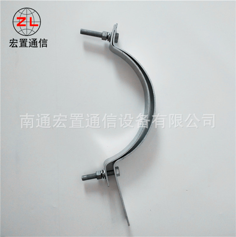 电力光缆抱箍厂家 ADSS悬垂杆用固定金具 热镀锌光缆抱箍