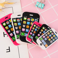 廠家批發造型蘋果手機橡皮擦小學生橡皮學習獎品可愛創意學習文具