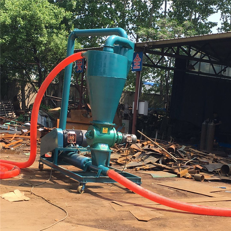 火车厢煤渣 清仓装罐气力输送机 价格 玉米卸船气力吸粮机视频