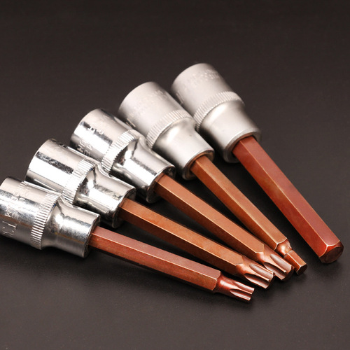 Socket wrench, hex socket bit, ratchet head, hexagonal socket wrench, electric wrench, bit head
