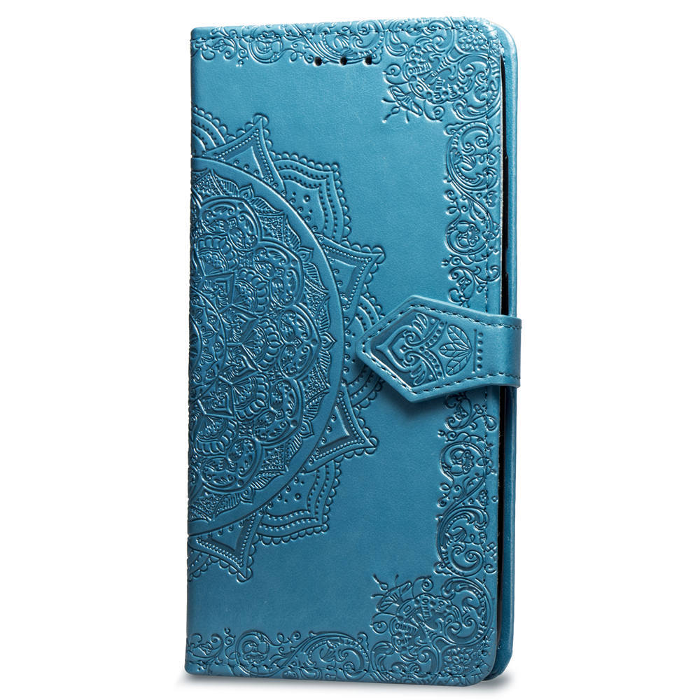 Mandala Embossed Leather Wallet Phone Case For Iphone 16_voghion.com